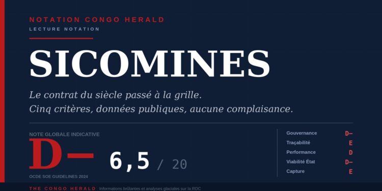 Sicomines à la Grille Notation, Pourquoi le Contrat du Siècle Plafonne à 6,5 Sur 20